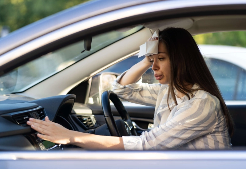 دلایل گرم شدن باد کولر ماشین