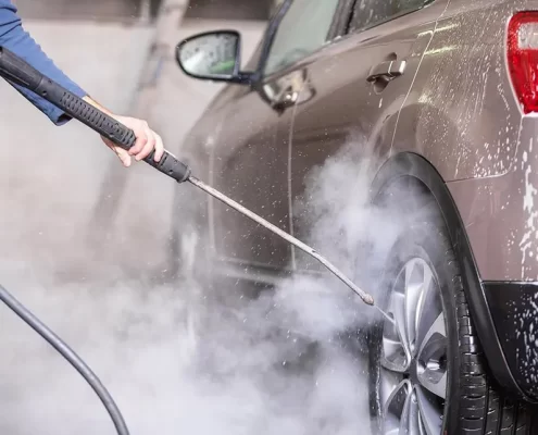 نحوه استفاده از پمپ باد برای کارواش